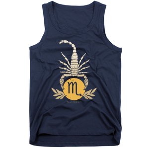 Zodiac Scorpio Scorpion Symbol Tank Top