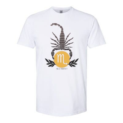 Zodiac Scorpio Scorpion Symbol Softstyle CVC T-Shirt