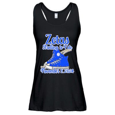 Zetas Strolling To Vote November 5 2024 Ladies Essential Flowy Tank