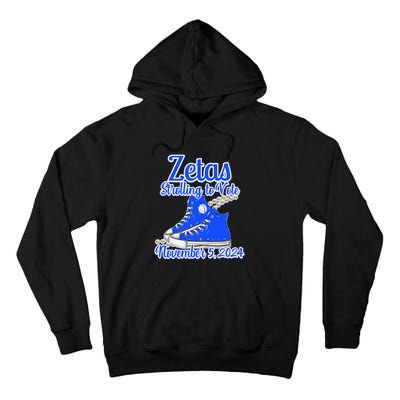 Zetas Strolling To Vote November 5 2024 Tall Hoodie