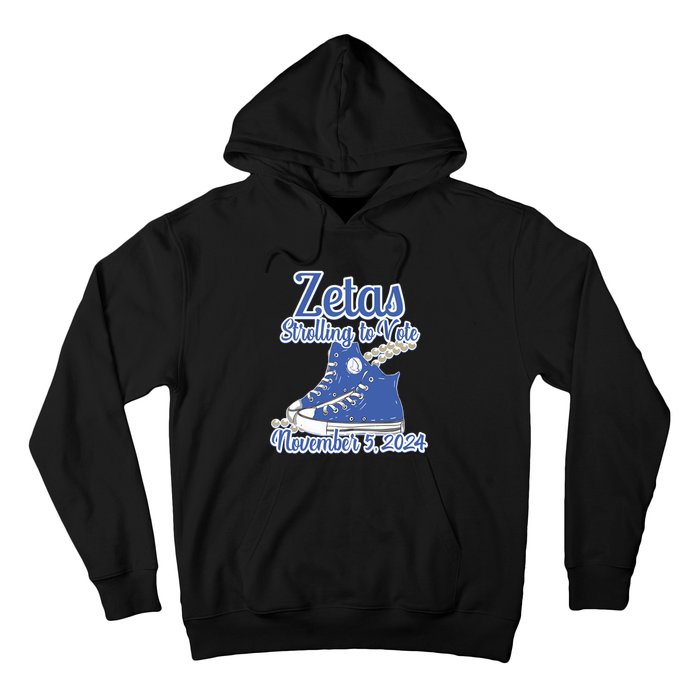 Zetas Strolling To Vote November 5 2024 Chucks Hoodie