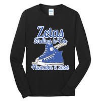 Zetas Strolling To Vote November 5 2024 Chucks Tall Long Sleeve T-Shirt