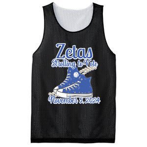 Zetas Strolling To Vote November 5 2024 Chucks Mesh Reversible Basketball Jersey Tank