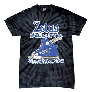 Zetas Strolling To Vote November 5 2024 Chucks Tie-Dye T-Shirt