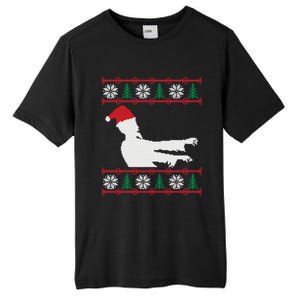 Zombie Santa Ugly Christmas Tall Fusion ChromaSoft Performance T-Shirt