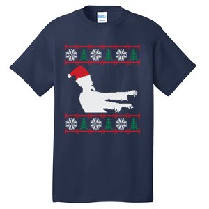 Zombie Santa Ugly Christmas Tall T-Shirt