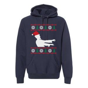 Zombie Santa Ugly Christmas Premium Hoodie