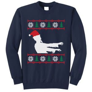 Zombie Santa Ugly Christmas Tall Sweatshirt