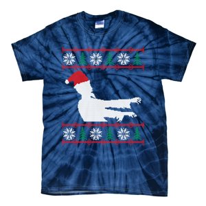 Zombie Santa Ugly Christmas Tie-Dye T-Shirt