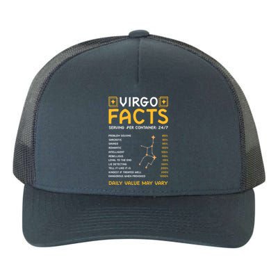 Zodiac Sign Virgo Funny Virgo Facts Gift Yupoong Adult 5-Panel Trucker Hat