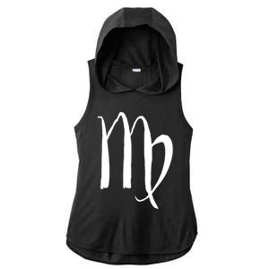 Zodiac Sign Virgo Horoscope Cool Gift Ladies PosiCharge Tri-Blend Wicking Draft Hoodie Tank