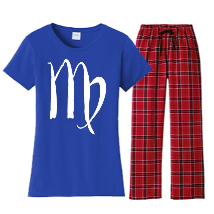 Zodiac Sign Virgo Horoscope Cool Gift Women's Flannel Pajama Set