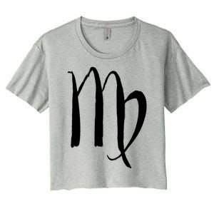 Zodiac Sign Virgo Horoscope Cool Gift Women's Crop Top Tee