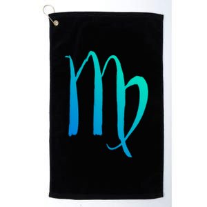 Zodiac Sign Virgo Horoscope Gift Platinum Collection Golf Towel