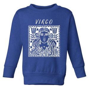 Zodiac Sign Virgo Cute Gift Toddler Sweatshirt