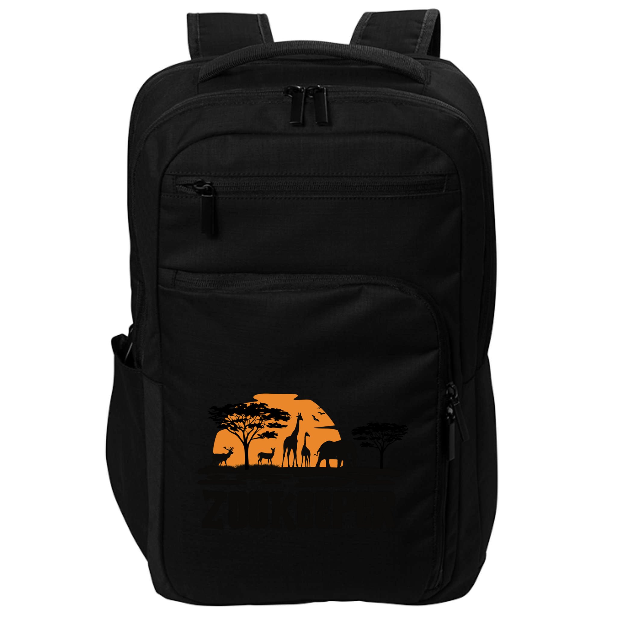 Zoo Safari Wildlife Trip Crew And Zoo Animal Lover Zookeeper Gift Impact Tech Backpack