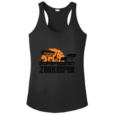 Zoo Safari Wildlife Trip Crew And Zoo Animal Lover Zookeeper Gift Ladies PosiCharge Competitor Racerback Tank