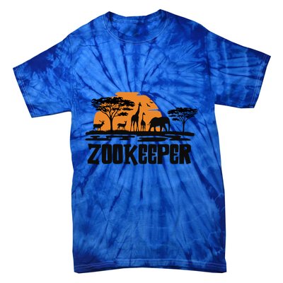 Zoo Safari Wildlife Trip Crew And Zoo Animal Lover Zookeeper Gift Tie-Dye T-Shirt