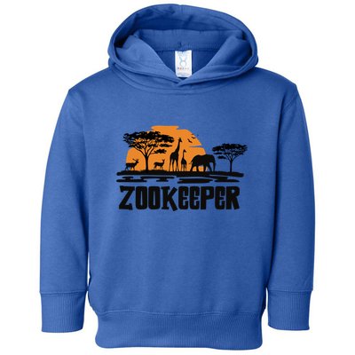 Zoo Safari Wildlife Trip Crew And Zoo Animal Lover Zookeeper Gift Toddler Hoodie