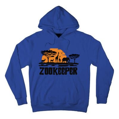 Zoo Safari Wildlife Trip Crew And Zoo Animal Lover Zookeeper Gift Tall Hoodie