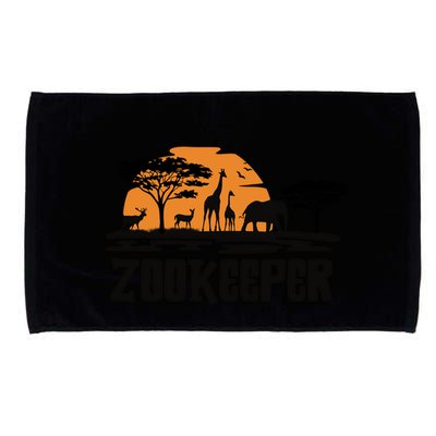 Zoo Safari Wildlife Trip Crew And Zoo Animal Lover Zookeeper Gift Microfiber Hand Towel