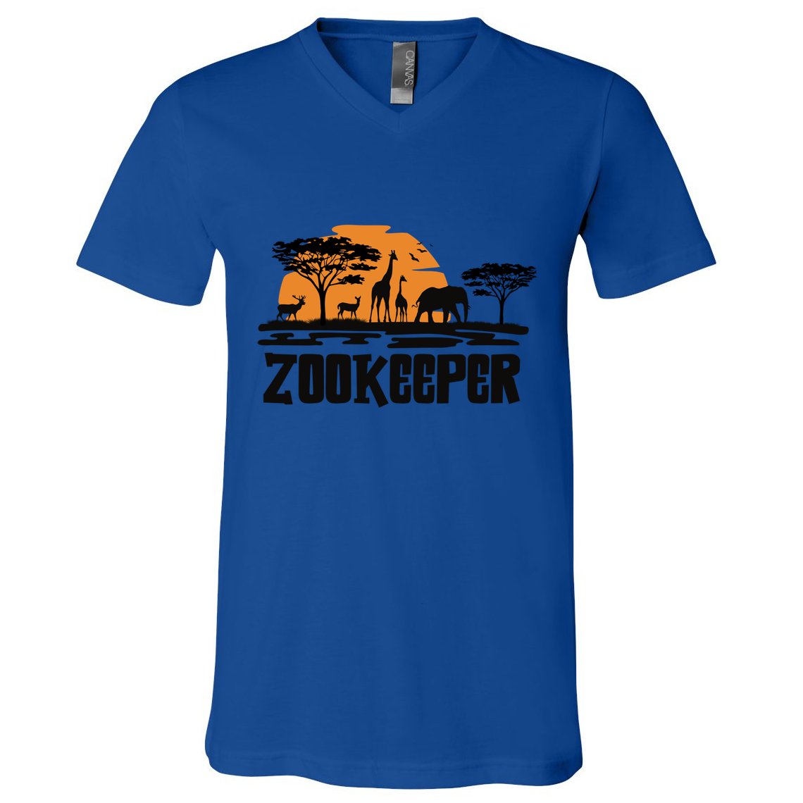 Zoo Safari Wildlife Trip Crew And Zoo Animal Lover Zookeeper Gift V-Neck T-Shirt