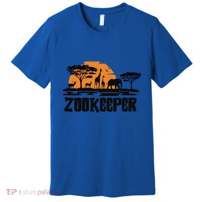 Zoo Safari Wildlife Trip Crew And Zoo Animal Lover Zookeeper Gift Premium T-Shirt