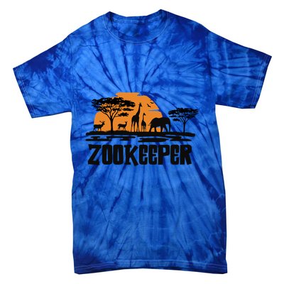 Zoo Safari Wildlife Trip Crew And Zoo Animal Lover Zookeeper Gift Tie-Dye T-Shirt