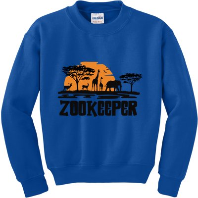 Zoo Safari Wildlife Trip Crew And Zoo Animal Lover Zookeeper Gift Kids Sweatshirt