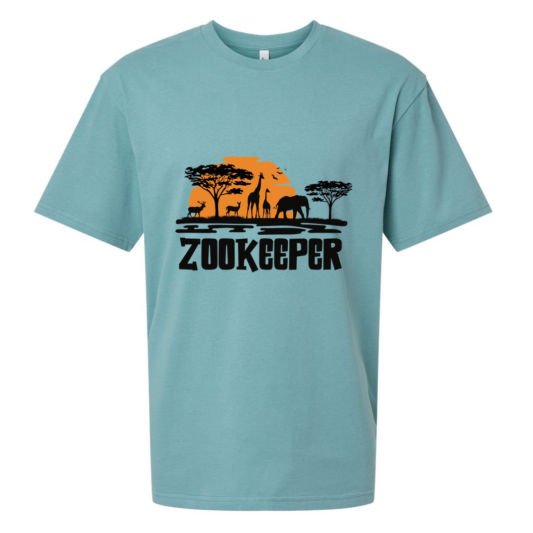 Zoo Safari Wildlife Trip Crew And Zoo Animal Lover Zookeeper Gift Sueded Cloud Jersey T-Shirt