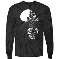 Zombie Skull Tie-Dye Long Sleeve Shirt