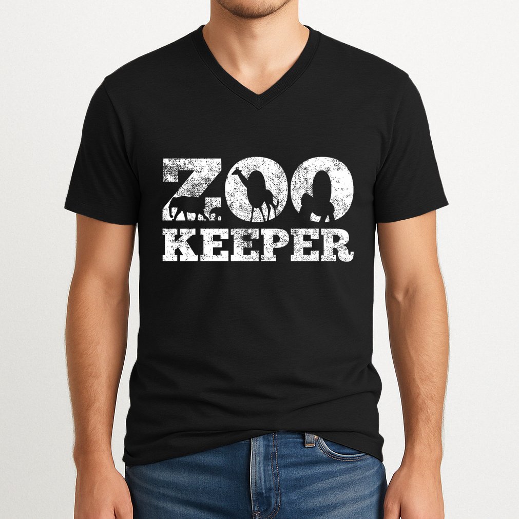 Zookeeper Safari V-Neck T-Shirt