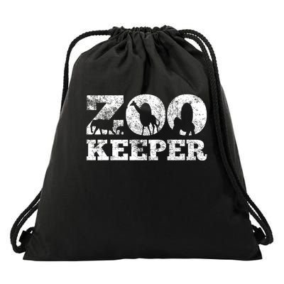 Zookeeper Safari Drawstring Bag