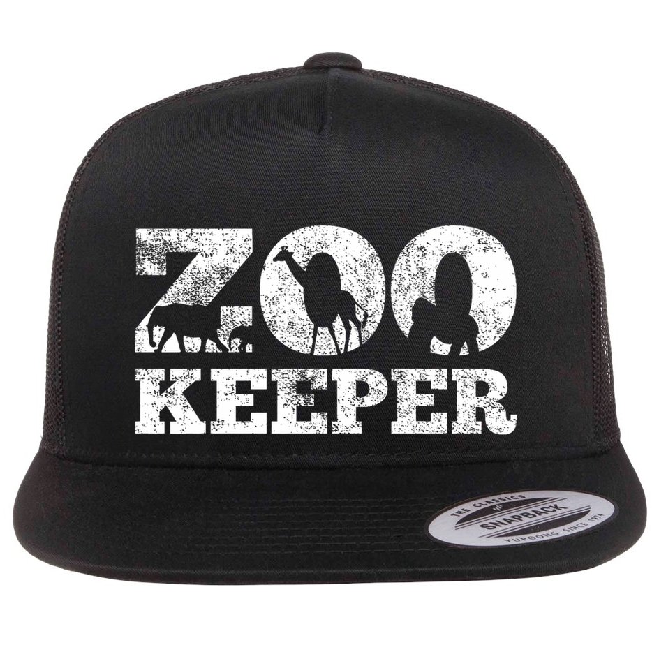 Zookeeper Safari Flat Bill Trucker Hat