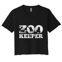 Zookeeper Safari Women's Crop Top Tee
