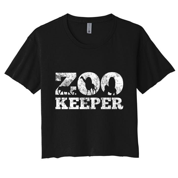 Zookeeper Safari Women's Crop Top Tee