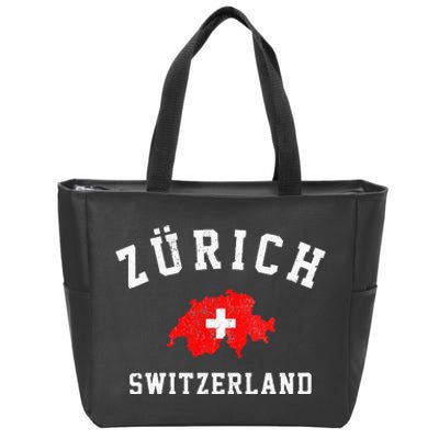 Zurich Switzerland Zip Tote Bag