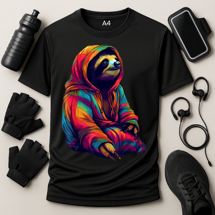 Zen Sloth Cooling Performance Crew T-Shirt