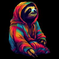 Zen Sloth 16 in Basic Backpack