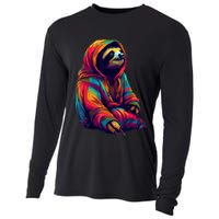 Zen Sloth Cooling Performance Long Sleeve Crew