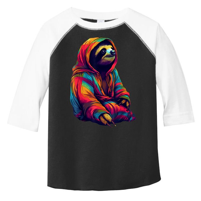 Zen Sloth Toddler Fine Jersey T-Shirt