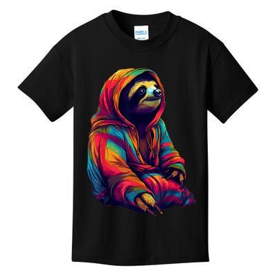 Zen Sloth Kids T-Shirt