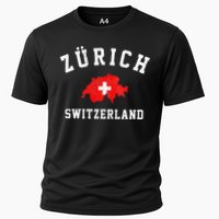 Zurich Switzerland Cooling Performance Crew T-Shirt