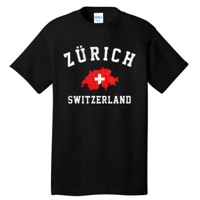 Zurich Switzerland Tall T-Shirt