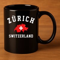 Zurich Switzerland 11oz C Handle Ceramic Mug