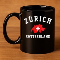 Zurich Switzerland 11oz C Handle Ceramic Mug