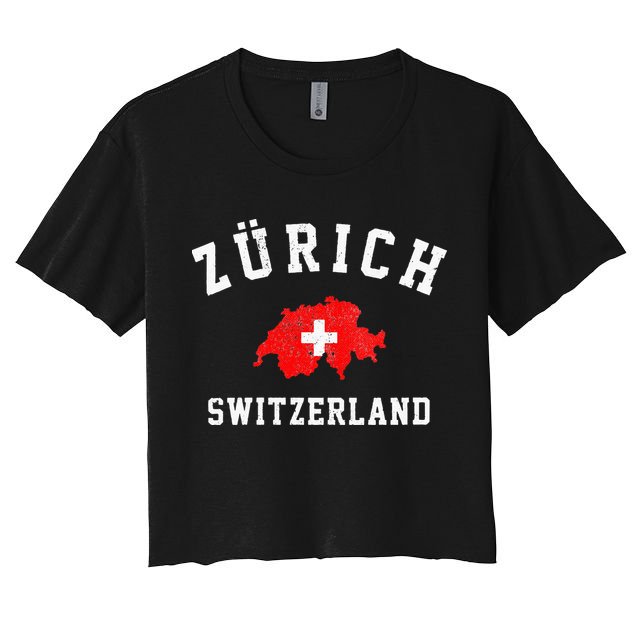 Zurich Switzerland Crop Top