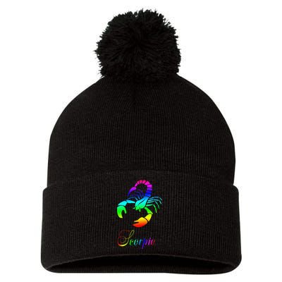 Zodiac Scorpio Pom Pom 12in Knit Beanie