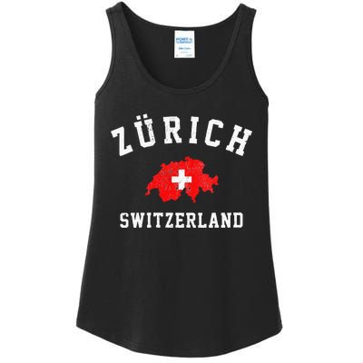 Zurich Switzerland Ladies Essential Tank