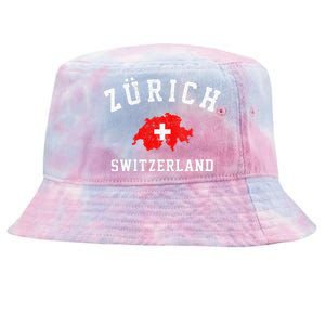 Zurich Switzerland Tie-Dyed Bucket Hat